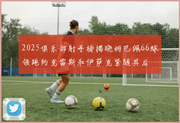 2025俱乐部射手榜揭晓姆巴佩66球领跑约克雷斯和伊萨克紧随其后
